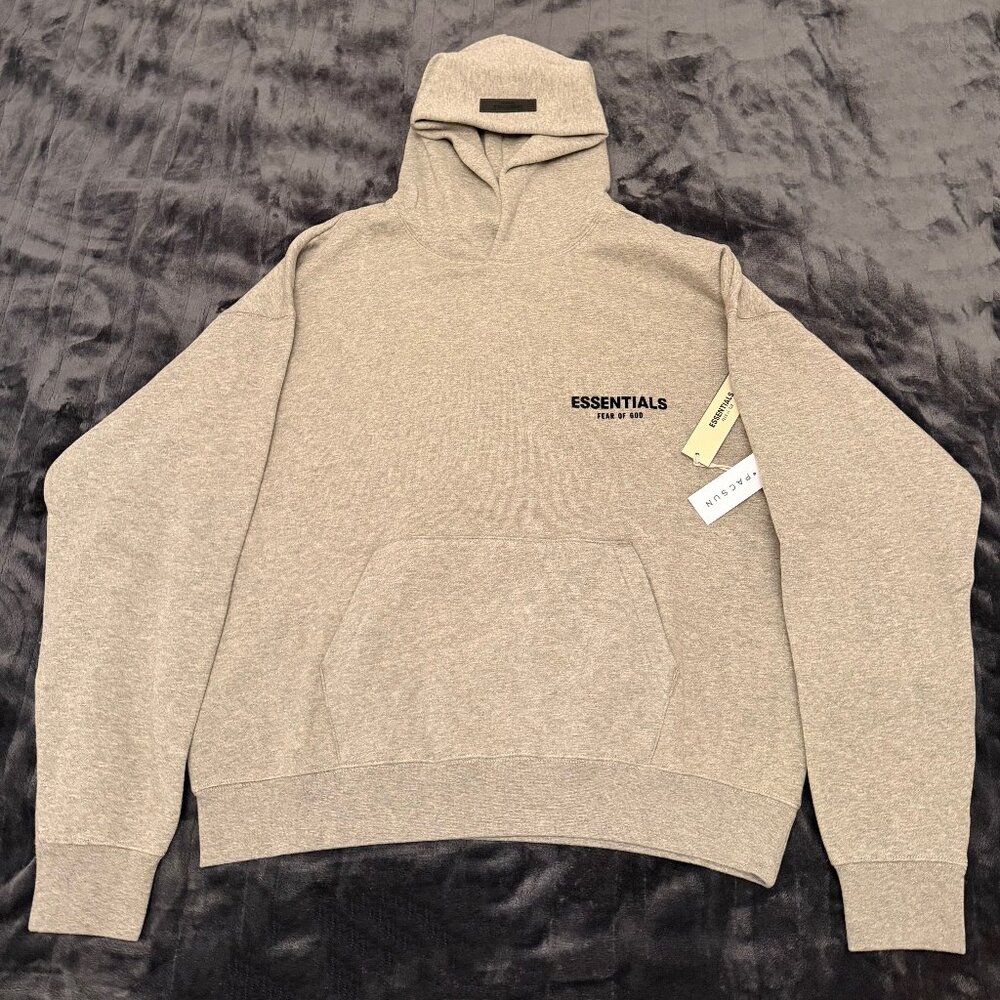 Fear of God Essentials Dark Oat Hoodie